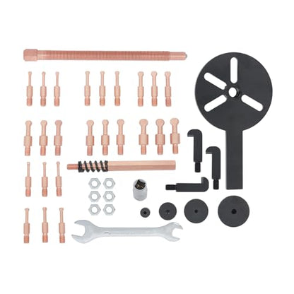 GXYWADY 36 in 1 Blind Hole Bearing Puller Kit Inner Outer Bearing Separator Set Internal External Bearing Gear Splitter Pull Tool with Storage Box