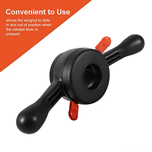 Wheel Balancer Tire Change Tool, 40mm/ 38mm/ 36mm Wheel Balancer Quick Release Wing Nut & Pressure Cup Hub Shaft Nut (Thread Diam. 40mm, Pitch 4mm) - size: Thread Diam. 40mm, Pitch 4mm