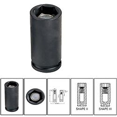Grey Pneumatic (1010MDG) 3/8" Drive x 10mm Magnetic Deep Socket - size: 0.3937", style: 0.3937" Magnetic Deep