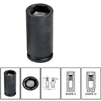 Grey Pneumatic (1010MDG) 3/8" Drive x 10mm Magnetic Deep Socket - size: 0.3937", style: 0.3937" Magnetic Deep
