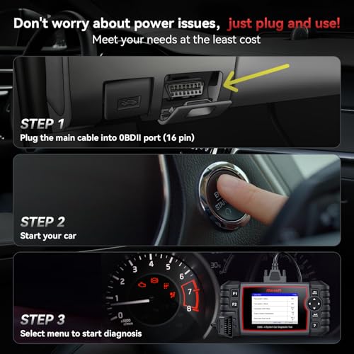iCarsoft E660 2026 Version 4 Systems OBD2 Scanner, ABS SRS Engine Transmission Car Code Reader with 6 Reset Service Clear Fault Codes Battery Test Diagnostic Scan Tools Lifetime Free Upgrade
