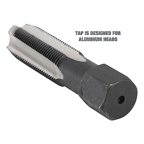 OEMTOOLS 25649 14mm Cylinder Head Rethreaded Kit, Mechanic’s Tool for Rethreading Cylinder Heads, Includes Combination Tap/Reamer, & 3/8", 7/16", 1/2" & 3/4" Inserts, Rethread Aluminum Heads Only - style: M14 Rethreader Kit
