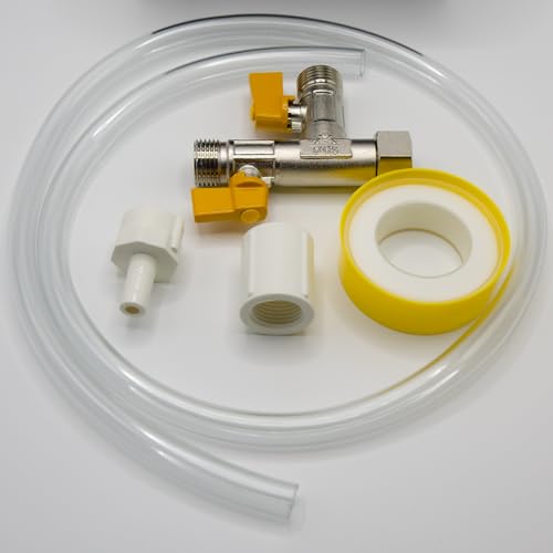 RV 3-Way by-Pass Winterizing Waterizing Water Systerm Antifreeze Pump Converter Kit, RV Water Pump Valves Replacement, 1/2" NPT