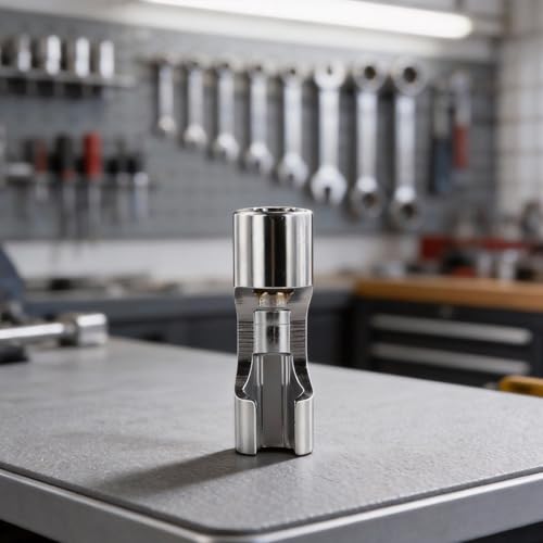 Diesel Injector Line Socket Set, Line Removal Tool 3/8 Drive, Chrome Vanadium Steel Open End Wrench for Auto Oxygen Sensor, 10-19mm(13mm) - color: 13mm