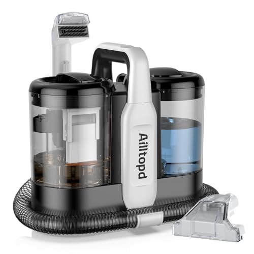 Ailltopd Portable Carpet and Upholstery Cleaner - color: White
