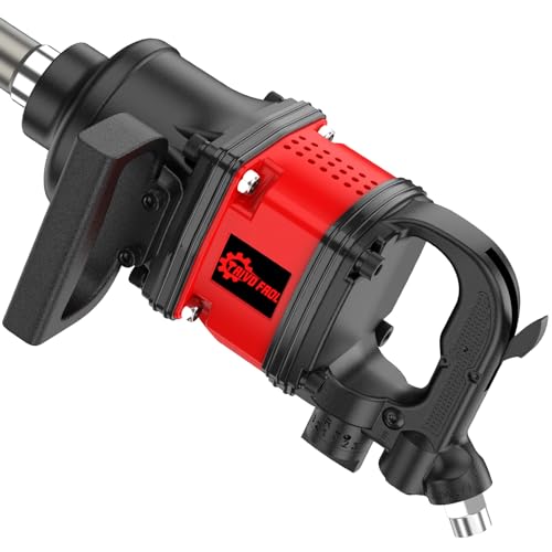 Trivd Frol Air Impact Wrench 1 inch Impact Gun 1 Inch Impact Wrench, Up to 3550 Ft.lbs, 5000RPM High Torque Pneumatic Impact Wrench with 32mm-33mm Sockets, 1/2" Air Inlet for Heavy Duty Repairs - style: 1 inch Air impact wrench
