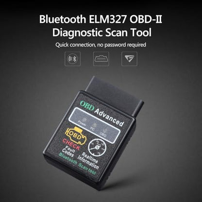 Eonon V0056 OBD2 OBDII, Diagnostic Scanner, Bluetooth Scan Tool Adapter Only for Eonon Android Car Stereo