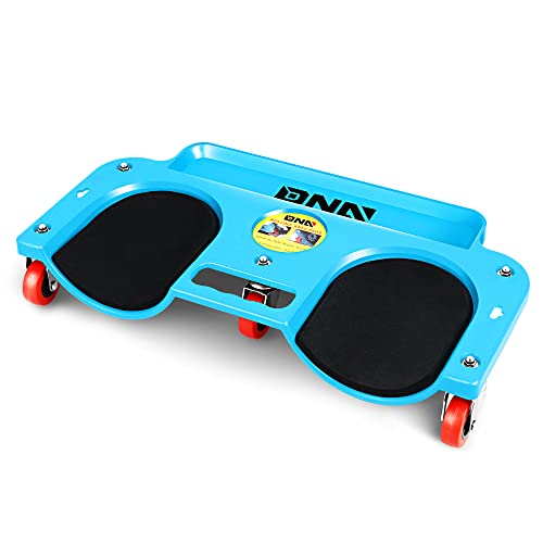 ‎DNA MOTORING TOOLS-00145 Rolling Knee Creeper Pads with Tool Tray Holder for Garage Workshop Garden,Blue Small - color: Blue