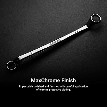 Capri Tools 12 x 14 mm 75-Degree Deep Offset Double Box End Wrench - size: 12 x 14 mm