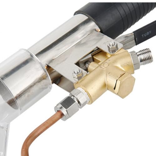 Carpet Cleaning Extractor with Clear Head for ShopVac & Most Portable Carpet Attachment, Upholstery and Auto Detailing Tool Hand Wand, Extractor Vacuum Hose Kit