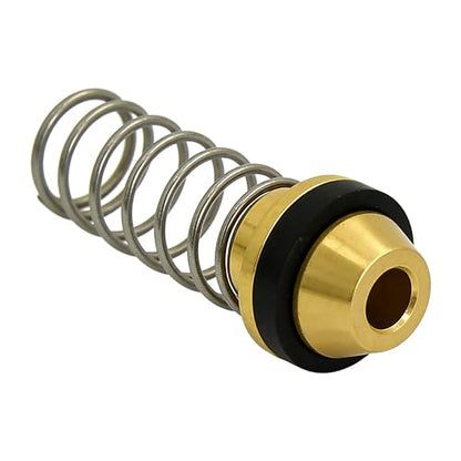 Air Throttle Valve Kit Trigger O Ring Replacement for 1/2" 3/4" 1" Pneumatic Impact Wrench, Tune Up Kit Repair Parts with Brass Valve, Spring & Seal Components - color: Brown