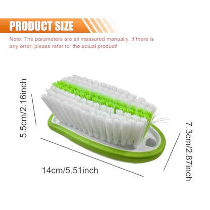 Car Carpet and Upholstery Cleaning Brush, Stiff Bristle Car Detailing Carpet Scrub Brush with Hanging Hole, Vehicle Interior Detailing Brushes for Floor Mats, Couch, Leather Seat (Green) - color: Green
