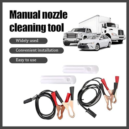 Fuel Injector Cleaner Kit, Universal Auto Car Fuel Injector Nozzle Flush Cleaner Adapter DIY Cleaning Tool Kit Set Automotive Diesel Gas Injectors Nozzles