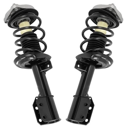 Detroit Axle - Front Struts Kit for Mercedes-Benz 2010-2015 GLK350 2013-2015 GLK250, 2 Lower Forward Control Arms with Ball Joints 2 Struts Coil Spring Assembly 2013 2014 2015 Replacement - size: 4CQ501505/Big Kit