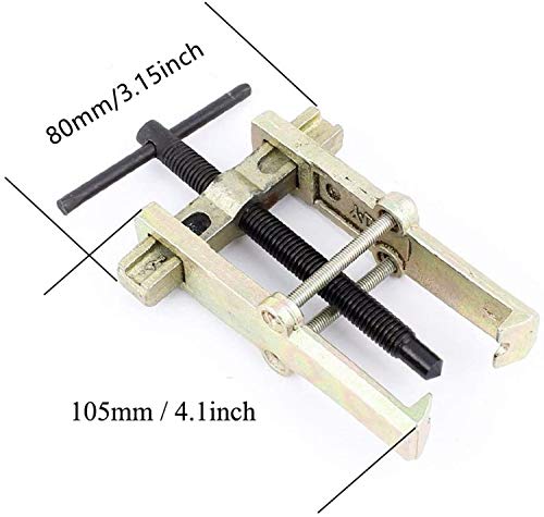 XMHF Adjustable 2-Jaw Gear Puller Motorcycle Car Auto Removal Tool Kit for Gears, Pulley, and Flywheel