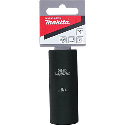 Makita A-96316 7/8" Deep Well Impact Socket with 1/2" Drive - size: 7/8"