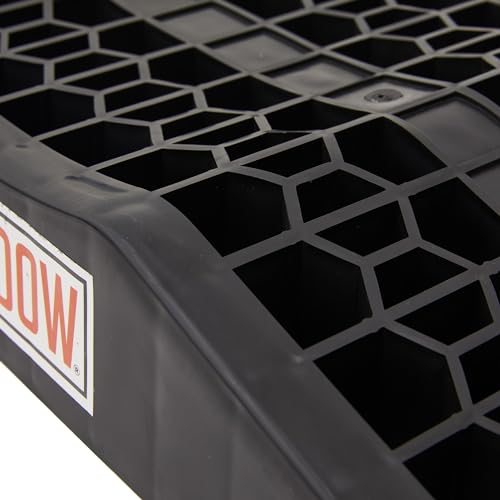 Car Ramps for Oil Change, 5,000 lb GAWR, 3" Lift, Low Profile, Black Widow
