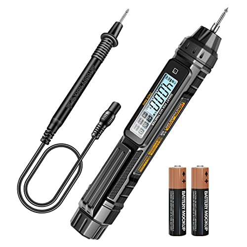 ANENG Pen Type Digital Multimeter 4000Count AC/DC Voltage Tester, Professional Current Meter, Non-Contact Voltmeter Sensor,Live Wire Detection,Resistance, Continuity, Capacitance, and Diode Testing - style: A3005 Normal Version