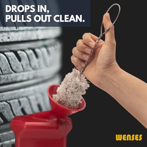 Tire Lube Brush, 3-Pack Tire Mounting Swabs with Tread Depth Gauge | Shop-grade build, fits lube buckets, tread depth gauge included