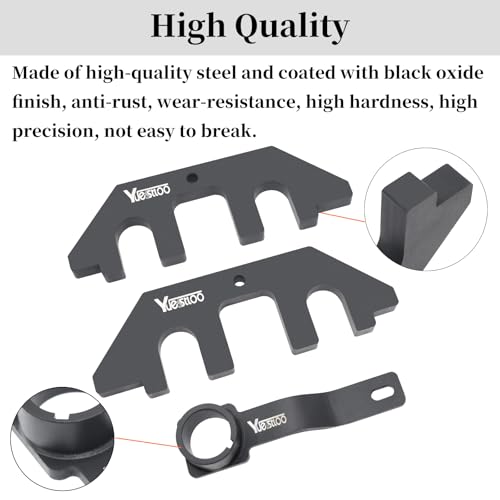 3Pcs Camshaft Holding Timing Tool & Crankshaft Positioning Tool 303-448 | Compatible with Ford F150 Mustang 5.0 Coyote V8 Engine 2018-2023, Compatible with Gen 3 5.0 Coyote Engine - color: 2018-2023, size: 3 PCS