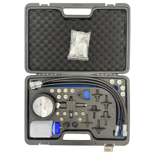 Automotive Common Rail Diesel High Pressure(2000Bar) Tester Kit and Injector Pipe Blanks Automotive Diesel Common Rail Pressure Detection Tool for Different Testing