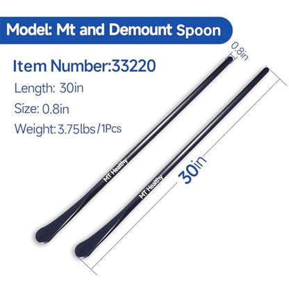 2 Pcs 33220 Tire Spoons for Changing Tires, 30'' Tire Bars for Semi Tires, Tire Bar Mounting and Demount Used for Truck, Off-Road Vehicle, Bus, Tractor - size: 2 Pcs(30in)