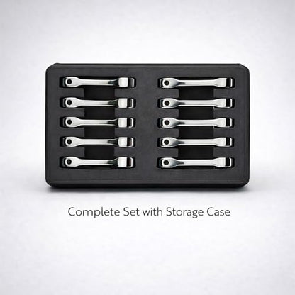 Torque Adapter Set, 10-Piece Torque Wrench Extension Set Metric Wrench Set for Automotive & Mechanical Repair 10-19mm (Metric) - style: Metric