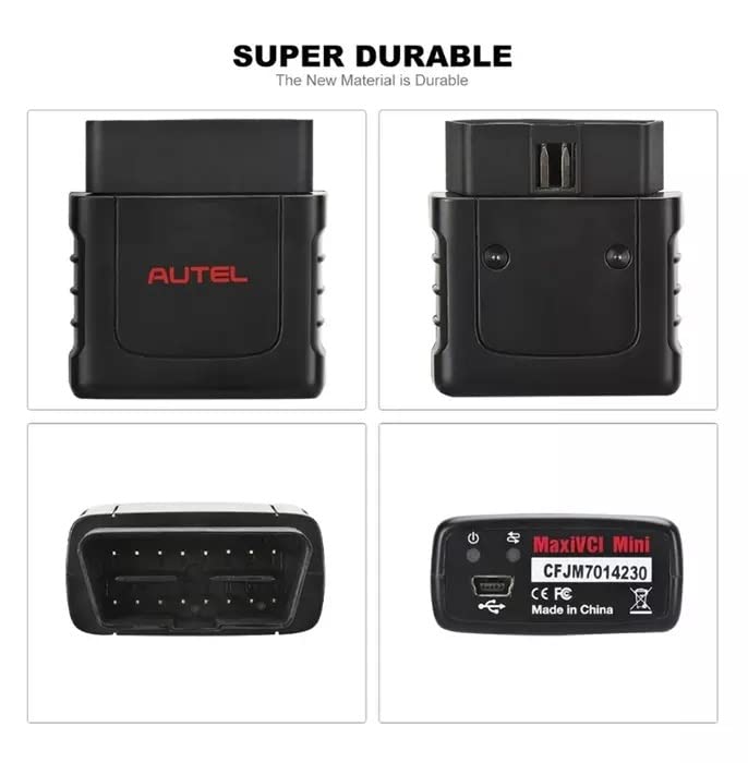 Autel MaxiVCI VCI Mini Wireless Bluetooth Diagnostic Vehicle Communication Interface Connector Compact Auto OBD2 Scanner for MK808BT MK808TS MX808TS MP808TS TS608 MS906S Oil Reset EPB BMS SAS TPMS