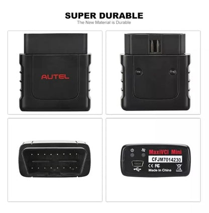 Autel MaxiVCI VCI Mini Wireless Bluetooth Diagnostic Vehicle Communication Interface Connector Compact Auto OBD2 Scanner for MK808BT MK808TS MX808TS MP808TS TS608 MS906S Oil Reset EPB BMS SAS TPMS