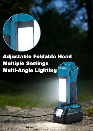 DML801 18V LXT Lithium-Ion Cordless 12 LED Flashlight, Flashlight Only, Compatible with Makita 18V Battery