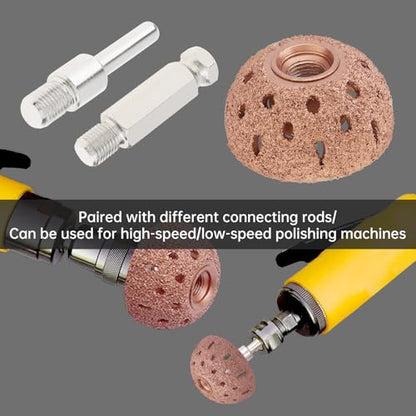Tire Repair Patch Tools Kit 55mm Buffing Wheel & Tire Patch Roller Scraping Cutter for Car Tire Patches Grinding Polishing Accessories (55mm) - size: 55mm
