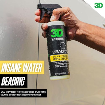 3D Bead It Up Ceramic Coating Booster Spray - Super Hydrophobic Bead Maker - Polymer Paint Protectant & Sealant 1 Gallon - size: Gallon