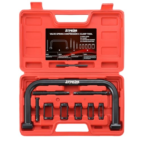 ATP Solid Valve Spring Compressor C Clamp Service Kit