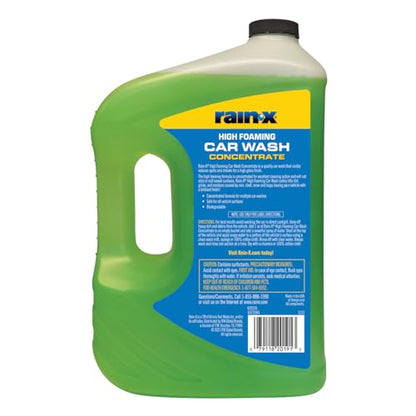 Rain-X 620191 Car Wash - 100 fl oz. High-Foaming, Concentrated Formula for Greater Cleaning Action, Safely Lifting Dirt, Grime and Residues for an Exceptional Clean - size: 100 Fl Oz (Pack of 1), style: New Packaging