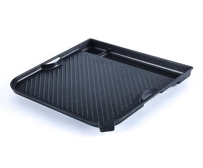 COOKKING - Master Grill Pro, Korean Traditional BBQ Grill Pan - Stovetop Nonstick Indoor/Outdoor Smokeless BBQ Cast Aluminum Grill Pan (MasterGrill Pro) (No Induction), Made in Korea - style: MasterGrill Pro