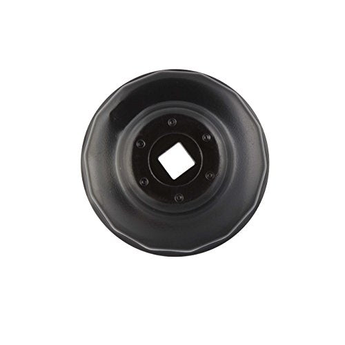 Steelman Low Profile Oil Filter Cap Wrench Socket 65mm and 67mm x 14 Flute, 3/8-inch Drive, Heavy Duty Chrome Vanadium Steel - size: 65 Millimeter and 67 Millimeter x 14 Flute