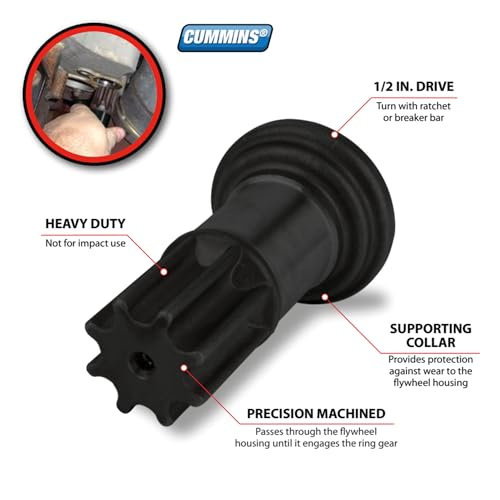 Performance Tool W80512 Cummins B and C Barring Tool and 5.9L Diesels Dodge Pickup Trucks - style: Cummins Barring Tool
