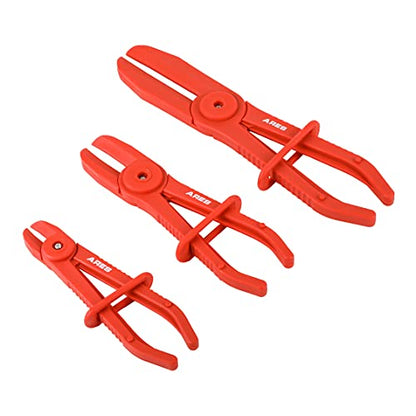 ARES 78000 3-Pc Hose Pinch Pliers Set, 6/7/10-Inch, Nylon | Lightweight and durable nylon design