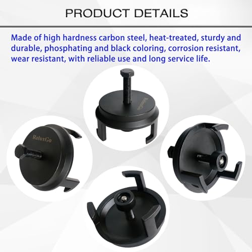 ReluxGo 25264 Harmonic Balancer Puller for GM, LS Crank Pulley Puller for GM Chrysler Jeep Dodge, Harmonic Damper Puller for Engine Balancer Removal Replacement - size: GM Harmonic Balancer Puller