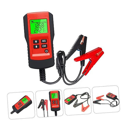 ABOOFAN Battery Tester Charger Car Battery Analyzer Digital Material Car Supply