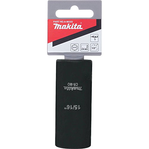 Makita A-96322 15/16" Deep Well Impact Socket with 1/2" Drive - size: 15/16"