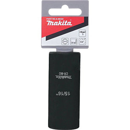Makita A-96322 15/16" Deep Well Impact Socket with 1/2" Drive - size: 15/16"