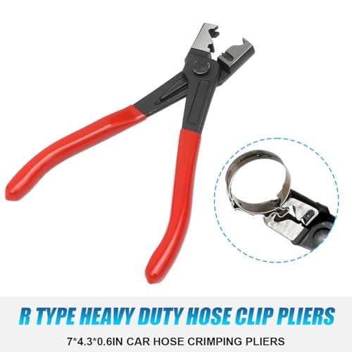 4PCS Electrical Disconnect Pliers for Car, 37960 Straight 13120 37980 60° Vehicle Circuit Connector Separator Tool with Non-Slip Handle, Fuel Line Clip Pipe Pliers, Universal Fit