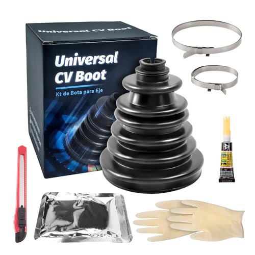 CVS18 Split Type CV Boot for 128mm Height cv axle boot | Fit Shaft Size 22-28mm Constant Velocity Joint Gaiter Repair Kits cv axle boot car boot - size: Kit 1
