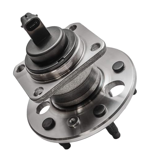 Detroit Axle - Rear Wheel Bearing Hub for Chevrolet Malibu Buick Lucerne LeSabre Cadillac DTS DeVille Oldsmobile Aurora Pontiac Grand Am, w/ABS & 5-Lug Wheel Bearing & Hub Assembly Replacement - size: 512003-DA/Single