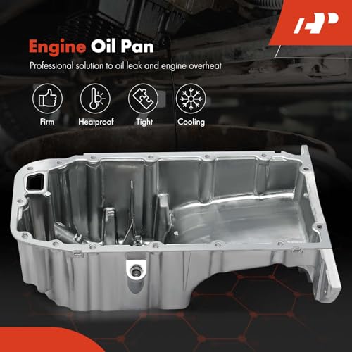 A-Premium Engine Oil Pan Sump with Drain Plug
