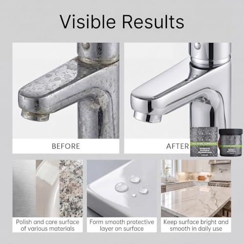 Ultracut Polishing Compound,Surface Restoration Polish with Pad,Multi-Surface Scratch Remover,for Leather Wood Marble Countertop Refrigerators & Cookware (3CPCS) - color: 3CPCS