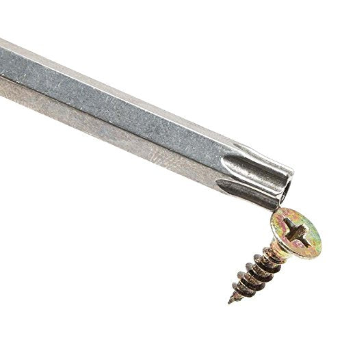 Yakamoz 8pcs 1/4 Inch Hex Shank T8-T40 Magnetic Torx Head Screw Driver Bit Set Security Tamper Proof Star 6 Point Screwdriver Kit Tools | 150mm Length - color: 8pcs/ 150mm