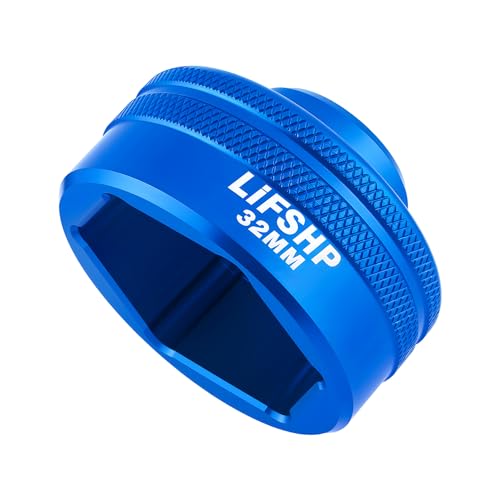 32mm Oil Filter Socket, for Ecotec TDI GM VW Polaris BMW Mini Volvo Vehicles Oil/Fuel Filter Removal Tool-Blue - color: Blue, size: 32MM