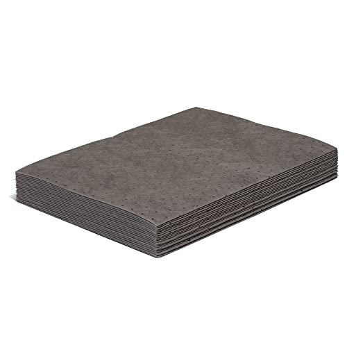 PIG Premium Absorbent Mat Pads | 20 Oil Absorbent Pads | The Original PIG Mat | 15" x 20" Oil Pads | Each Pad Absorbs 28 oz | Total Absorbency is 4.4 Gallons | 20-Count | Heavyweight | PM50275 - size: 20-Count